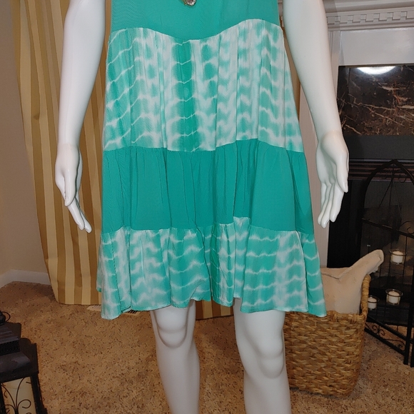 ENTRO TIE DYE BEACH DRESS L - Picture 3 of 8
